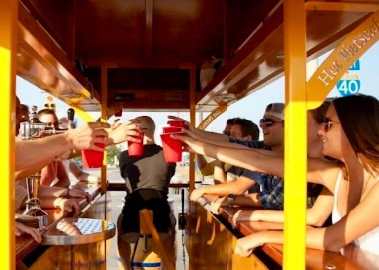 Mid-City Party Bike Bar Crawl - The Route and Stops