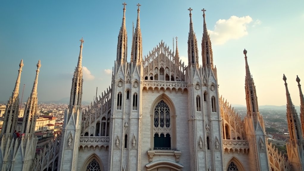 milan cathedral rooftop views