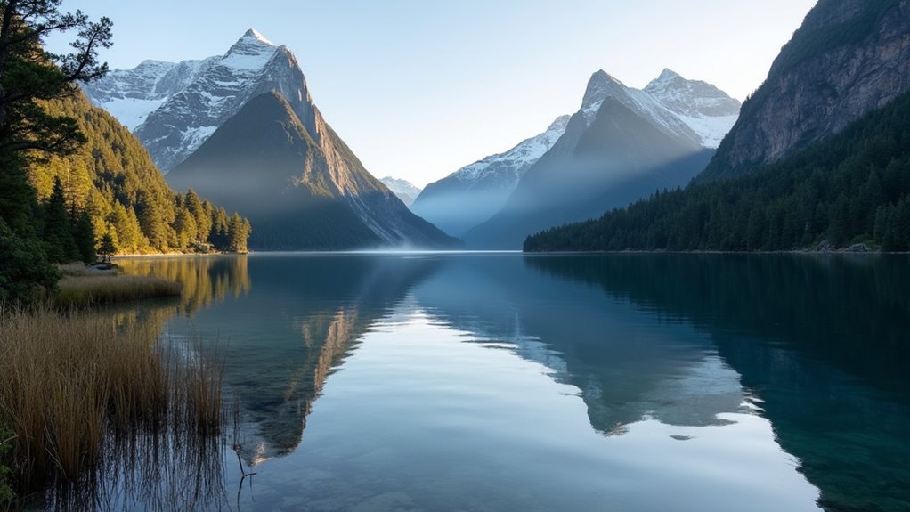 mirror lakes scenic stop