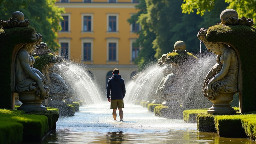 mischievous water fountain tour
