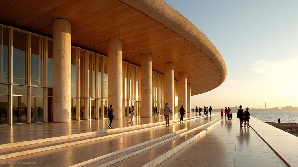 modern cylindrical library masterpiece