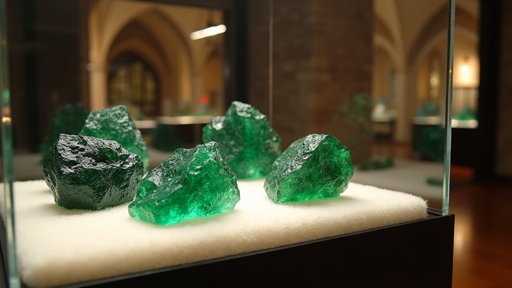 moldavite discovery and exhibits