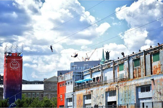 Montreal Zipline Adventure - Climbing the Old Clock Tower