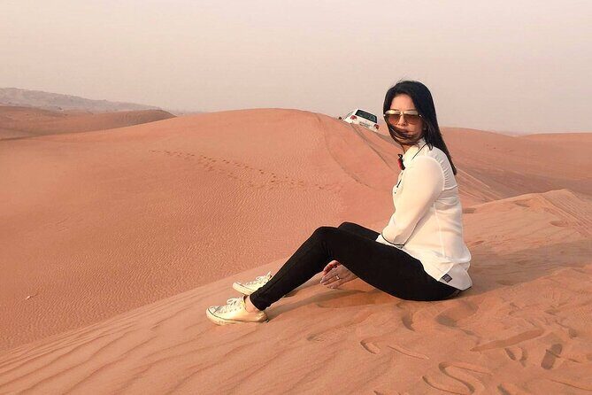 Morning Dune Bashing with Camel Trekking and sand boarding - The Sum Up