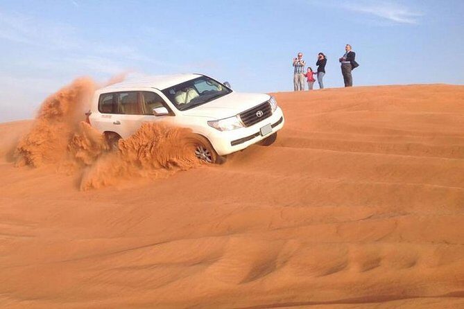 Morning Red Dunes Desert by Quad Bike, Dune Bashing, Camel Ride & Sandboarding - The Value for Money