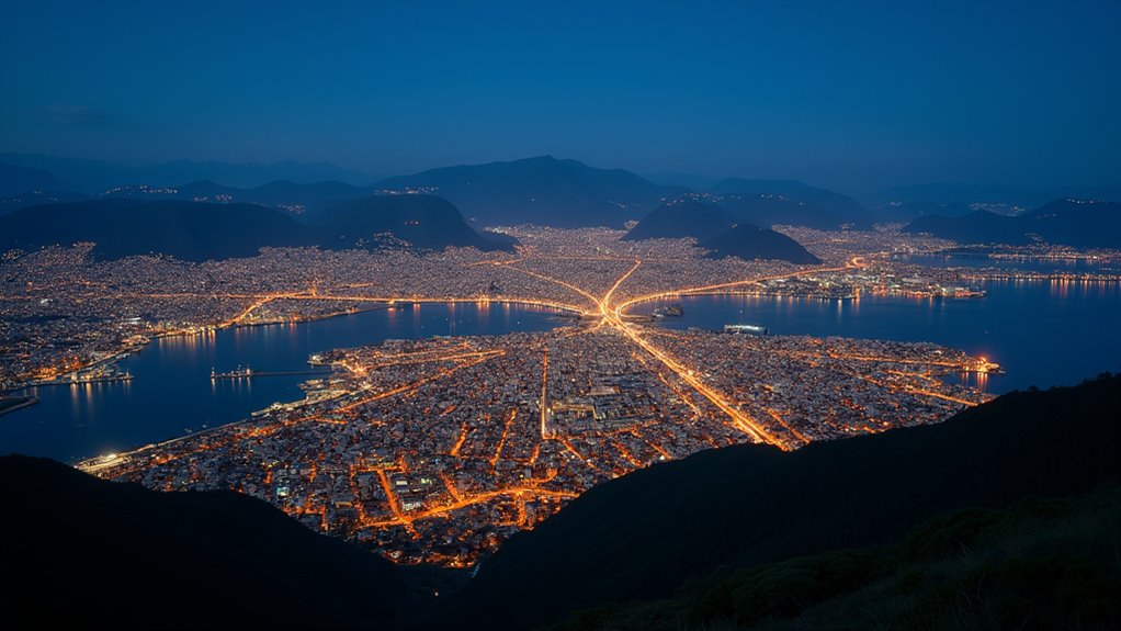 mount hakodate night view