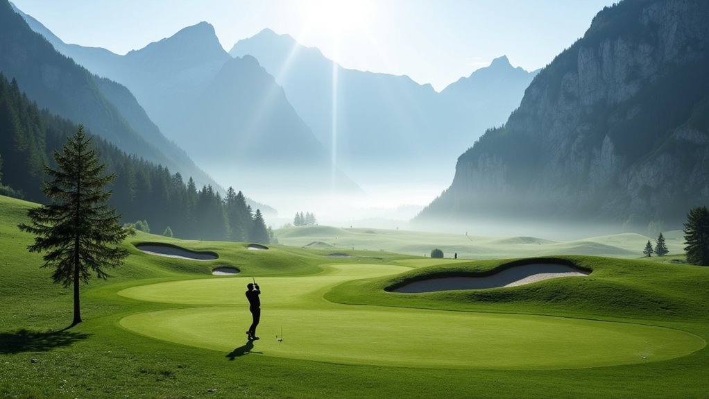 mountain golf on former military ground