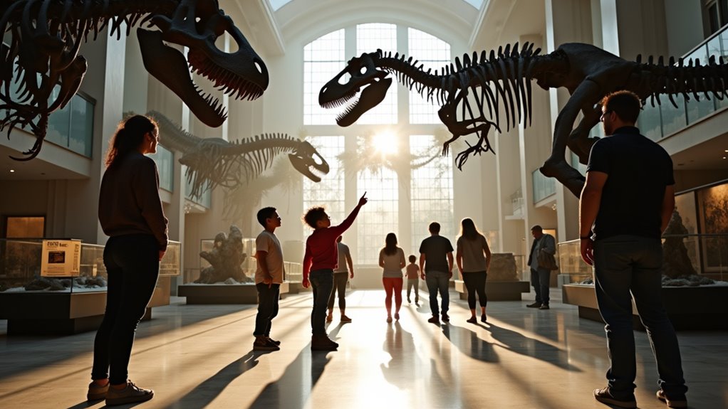 museum of diverse scientific exhibits