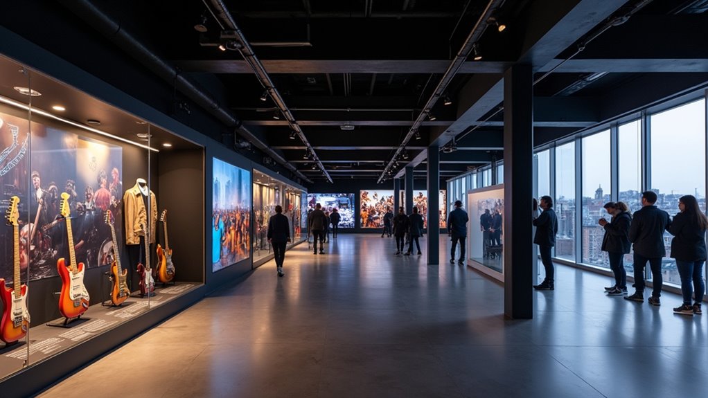 music history and interactive exhibits