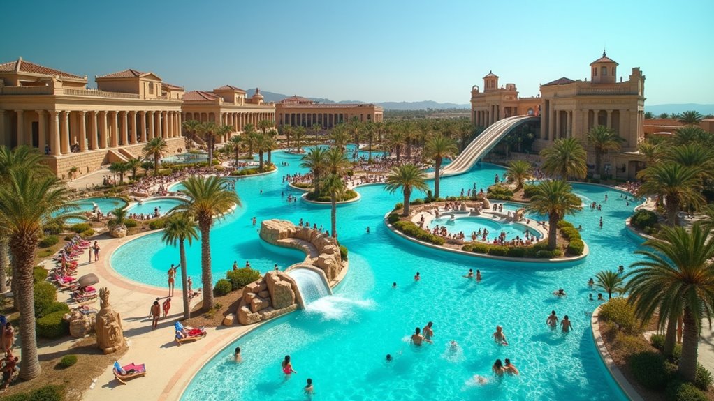 mythology themed water park adventure