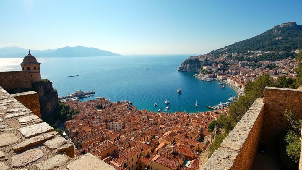 naples panoramic fortress views