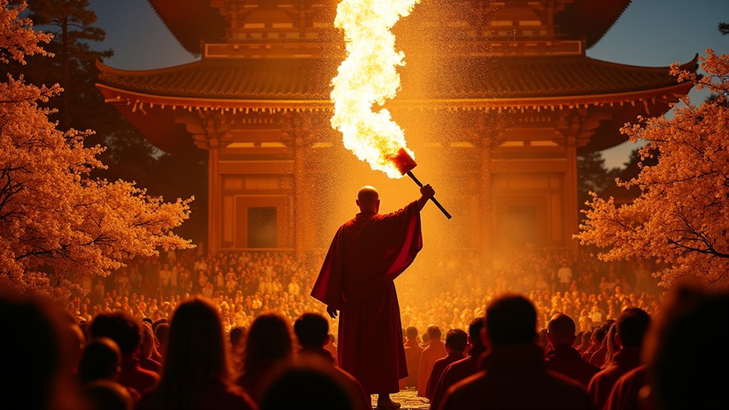 nara s fire festival spectacle