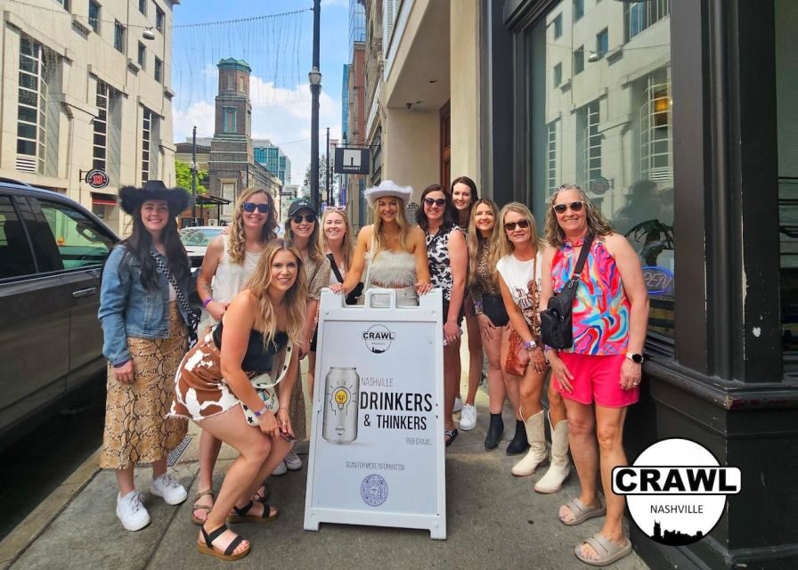 Nashville: Drinkers & Thinkers Pub Crawl - What’s Included and What’s Not