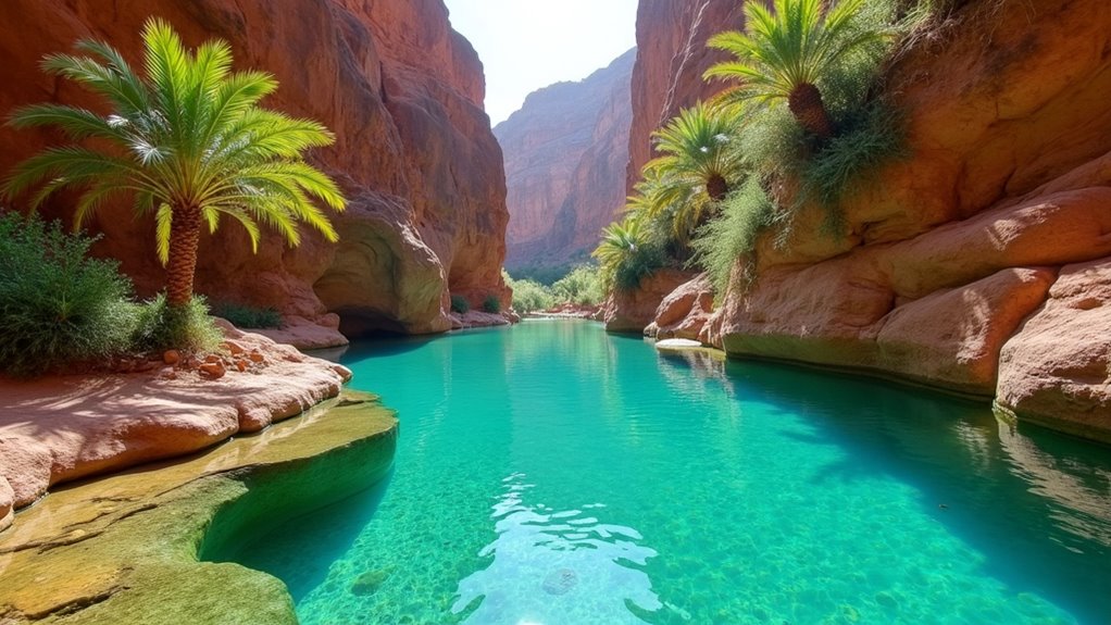 natural pools and cliff jumping