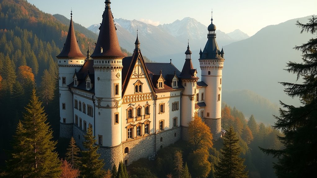 neo renaissance mountain castle
