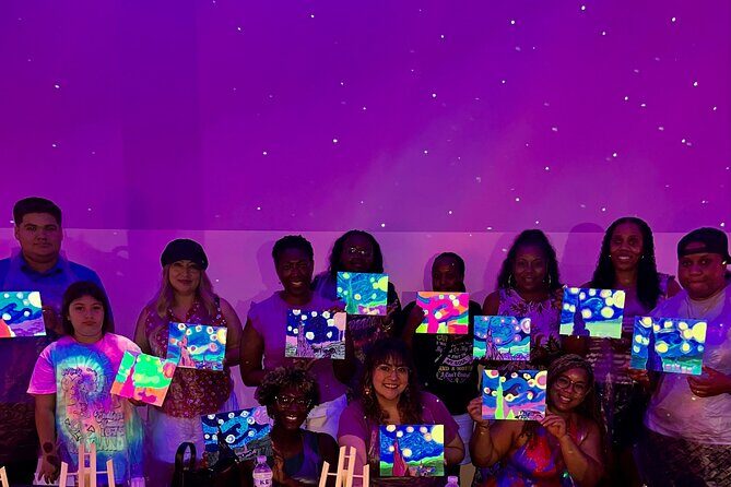 NEON Starry Night Sip and Paint Experience - The Itinerary: What to Expect During the 90 Minutes