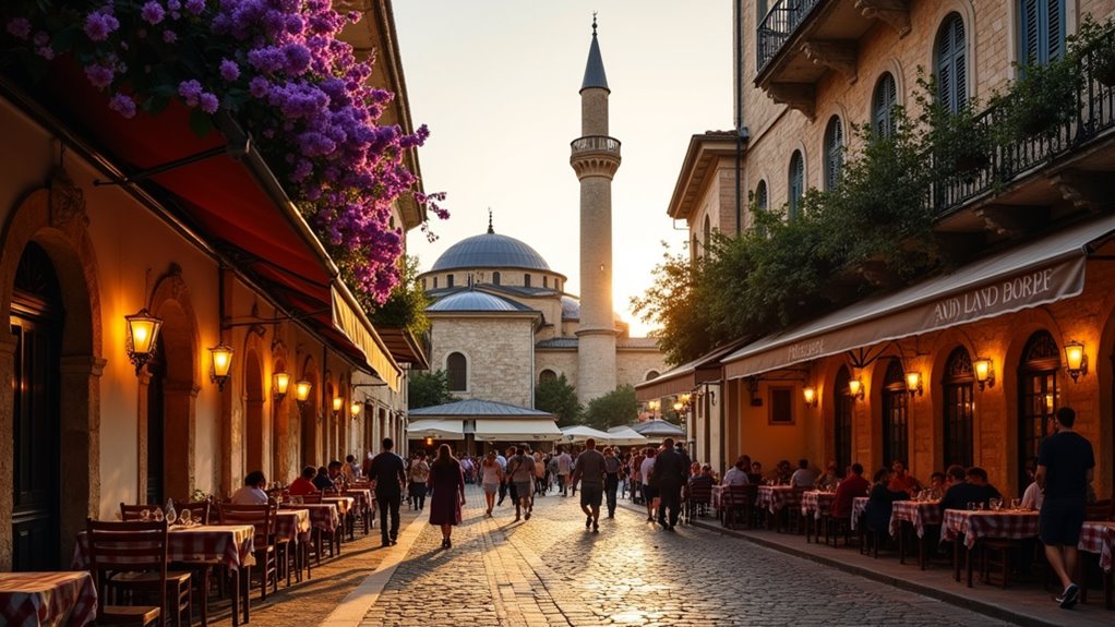neratze mosque and petychaki square