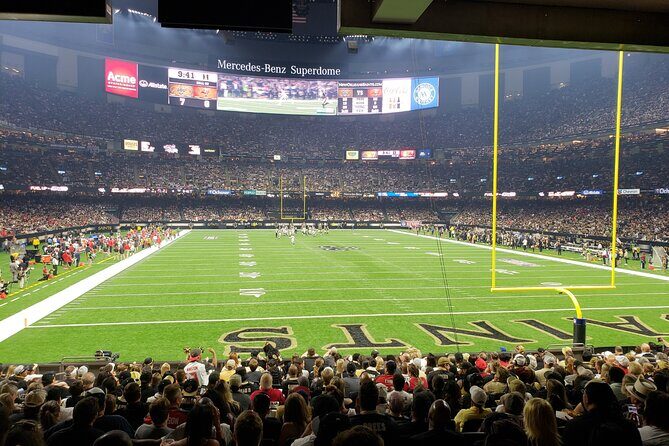 New Orleans Saints Football Game Ticket at Caesars Superdome - Game Schedule and Variability