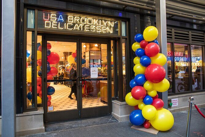 New York City Lunch at USA Brooklyn Deli in Times Square - The Experience and Atmosphere