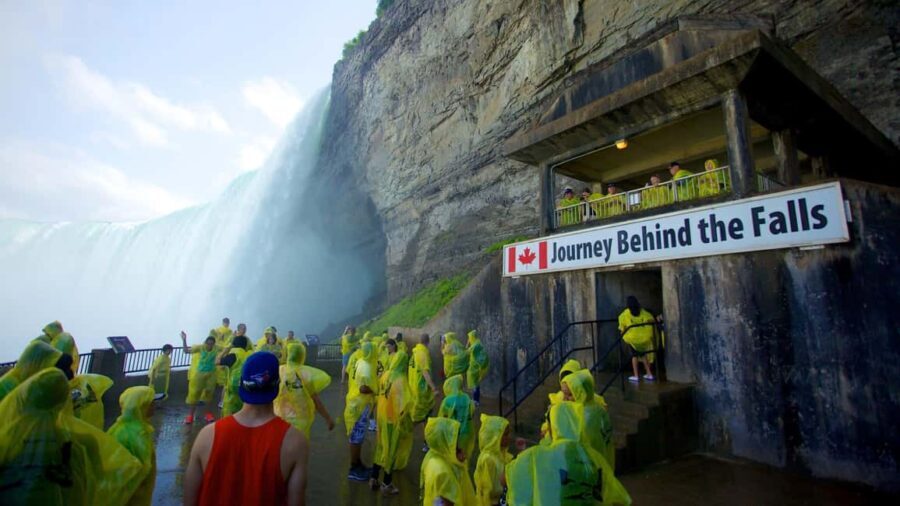 Niagara Falls: Day Tour with Boat & Journey Behind the Falls - Transportation and Group Experience