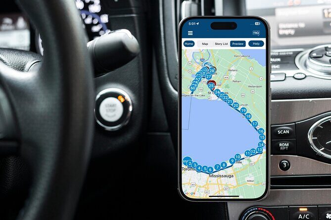 Niagara Falls Driving Audio Tour Self Guided Journey from Toronto - The Itinerary: In Detail