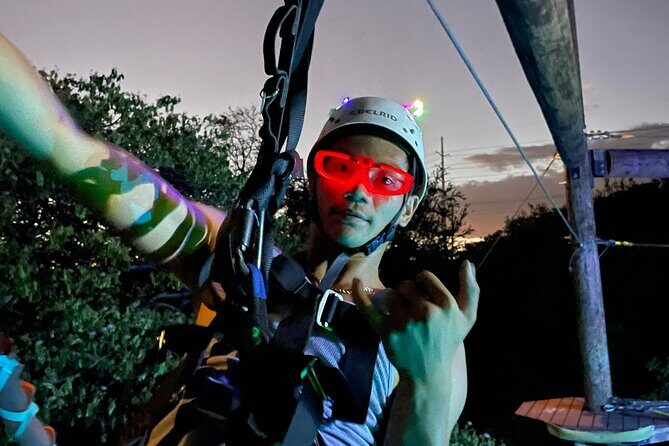 Night Ninja Adventure Course in Kapolei - The Social and Party Atmosphere
