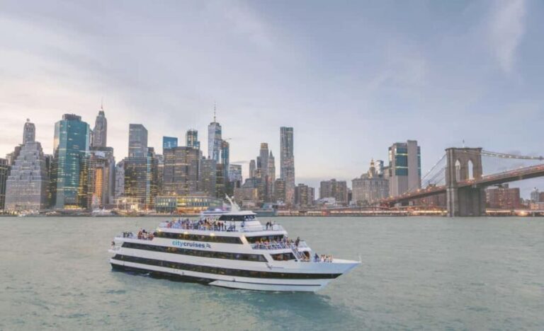 NYC: City Cruises Brunch, Lunch, or Dinner Buffet Cruise - Food and Drink: Buffet and Beverages