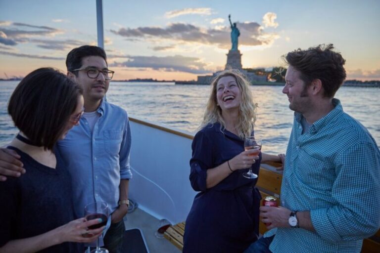 NYC: Sunset Cruise on a Small Yacht with a Drink - The Value for Your Money