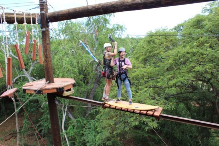 Oahu: Coral Crater Aerial Challenge Course - What to Expect During the Challenge Course
