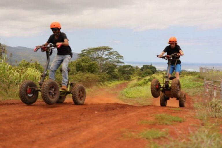Oahu, Haleiwa: Da Mongoose EzRaider 1.5 hour ATV Adventure - Learning About Local Culture and Nature