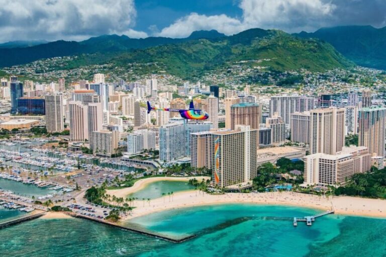 Oahu: Waikiki 20-Minute Doors On / Doors Off Helicopter Tour - The Itinerary in Detail