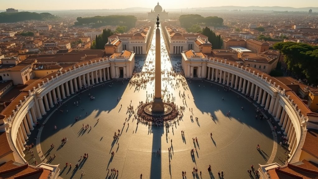 obelisk statues fountains colonnades
