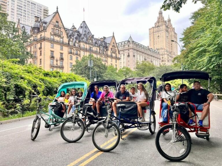Official Pedicab Movies & TV Shows Tours in Central Park - Itinerary Breakdown: What to Expect