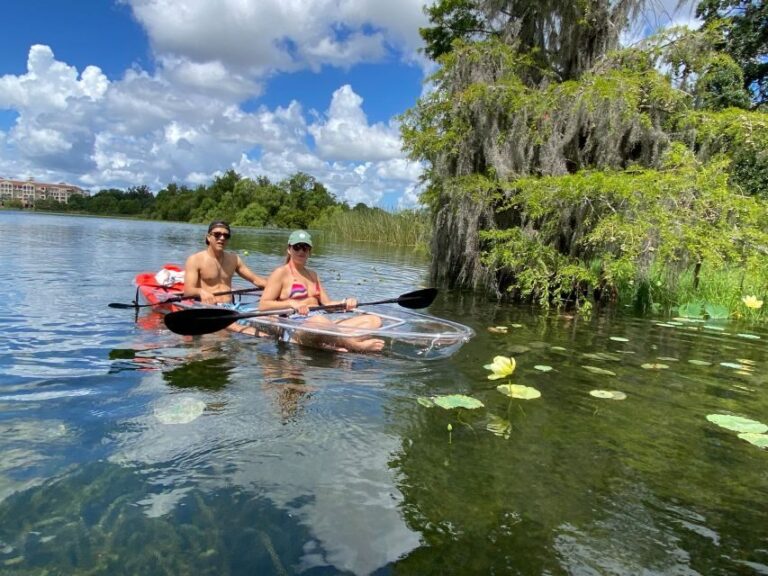 Orlando: Clear Kayak and Paddleboard 2-Hour Rental - The Voyage: What to Expect on the Water