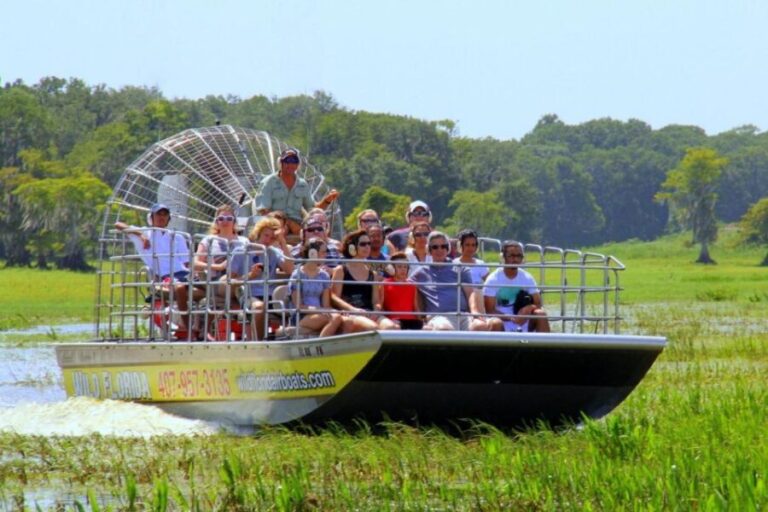 Orlando: Everglades Airboat Ride and Wildlife Park Ticket - The Itinerary and What to Expect