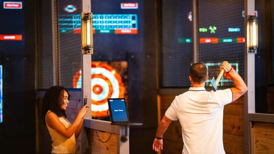 Orlando: The Brass Axe - Axe Throwing & Digital Darts - What to Expect at The Brass Axe