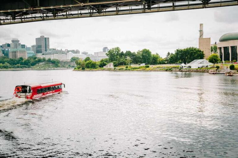 Ottawa: Bilingual Guided City Tour by Amphibious Bus - Authentic Experiences from Review Highlights