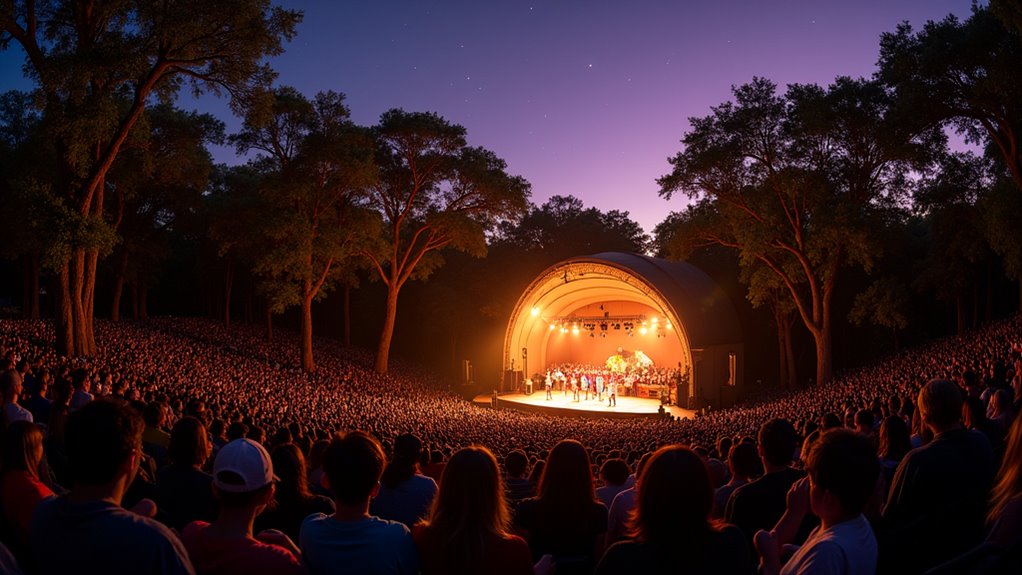outdoor theatre with dome