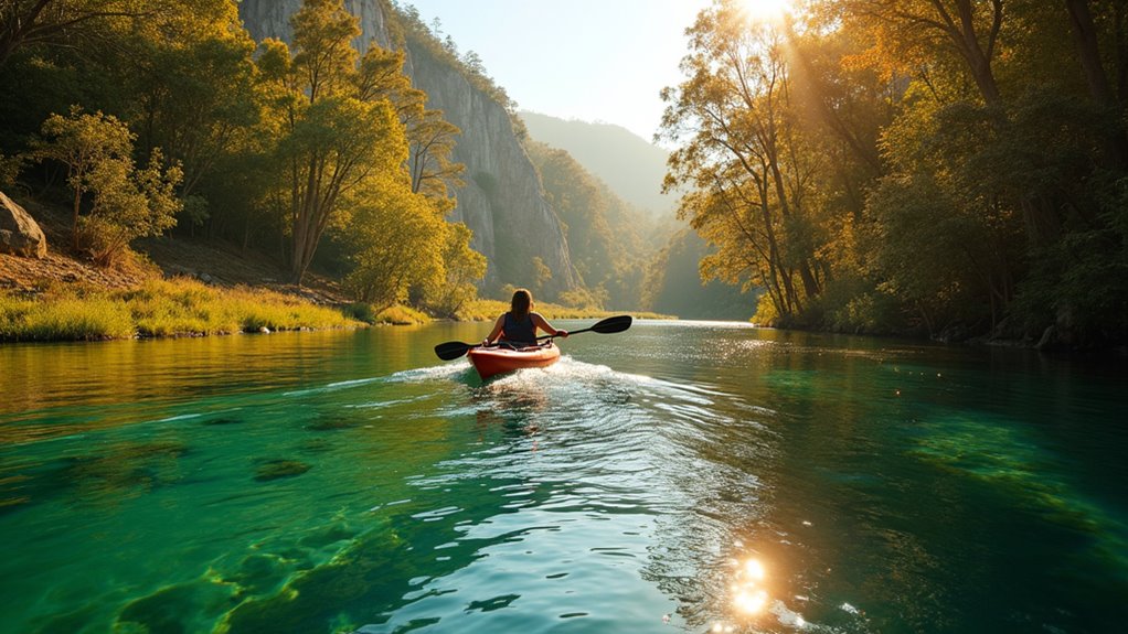 paddle upstream wildlife family