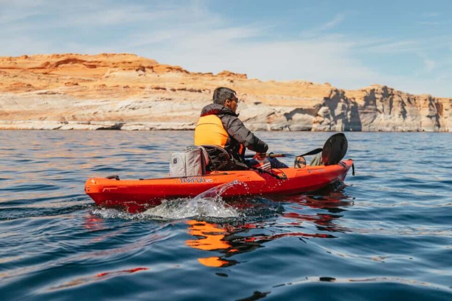 Page/Lake Powell: Guided Kayak & Water Antelope Canyon Tour