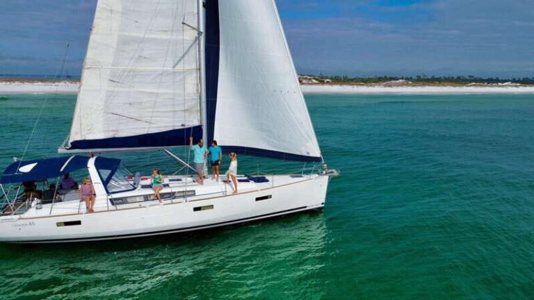 Panama City Beach: Private Sailboat Charter with Snorkeling - Detailed Breakdown of the Itinerary