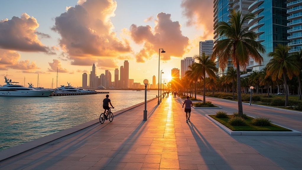 panama city waterfront promenade