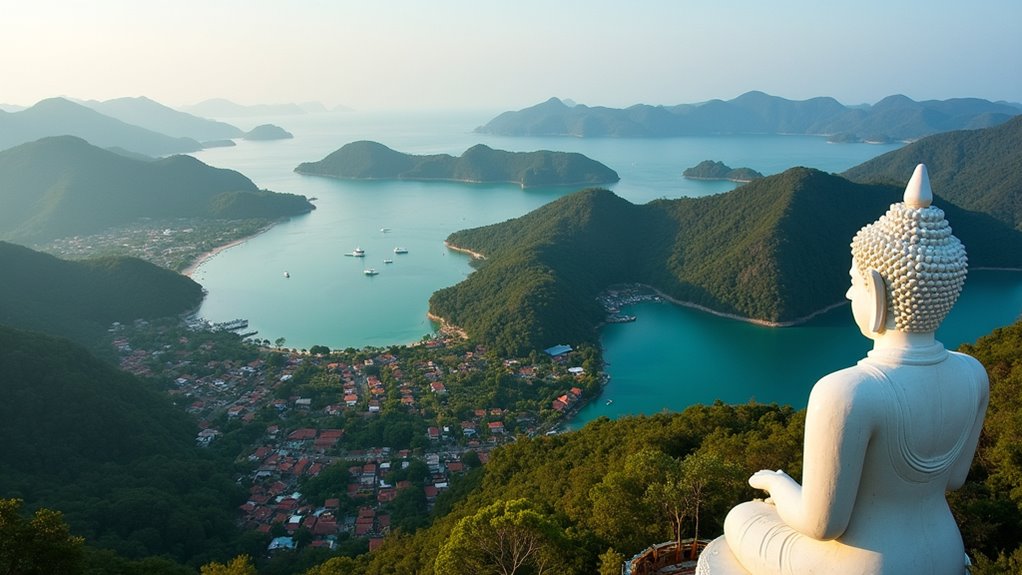 panoramic island viewpoint access
