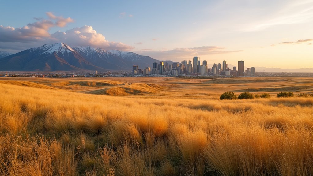 panoramic prairie mountain views