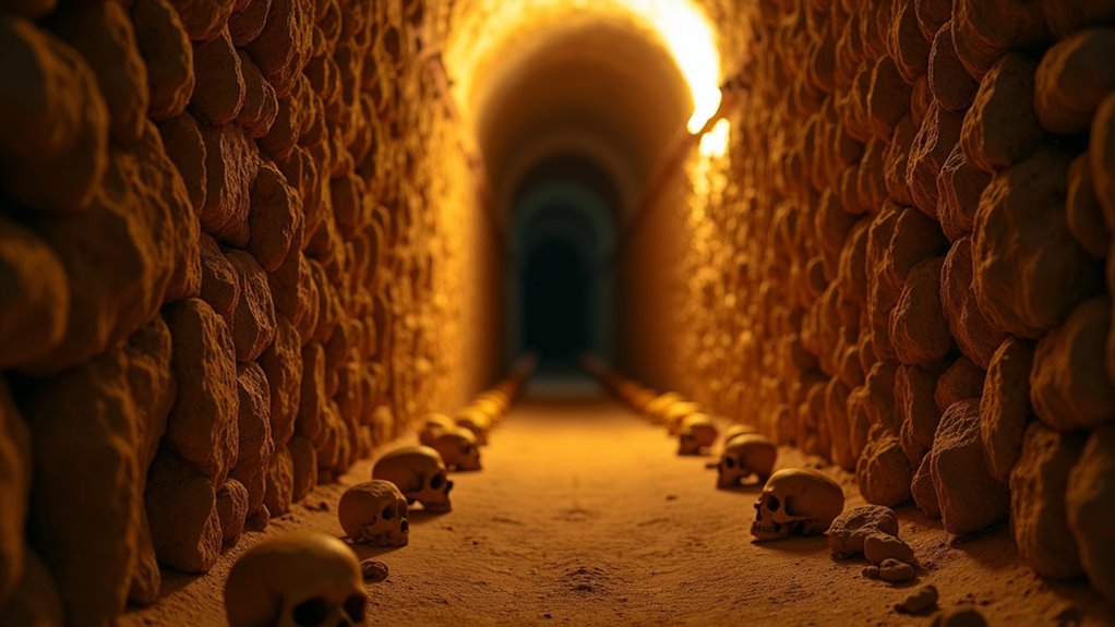 paris underground bone displays