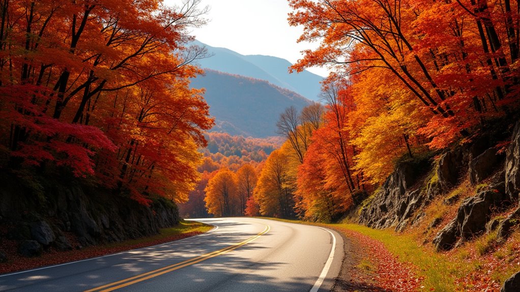 peak fall foliage scenic drives