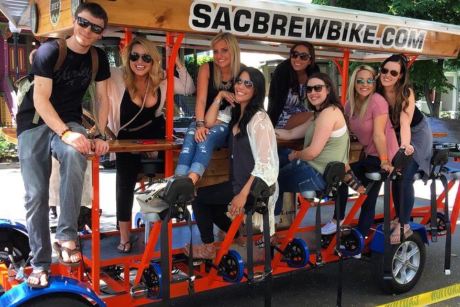 Pedal, Drink, and Bar hop through Sacramento on a 15 seat Beer Bike - The Experience: What It Feels Like