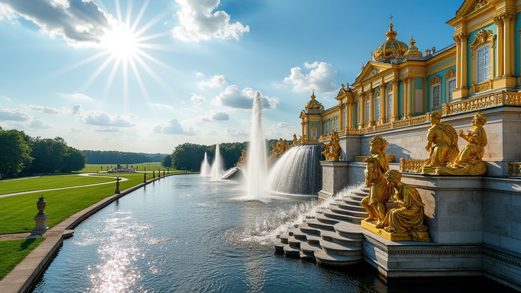peterhof grand fountain complex