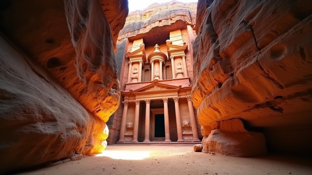 petra siq treasury monastery