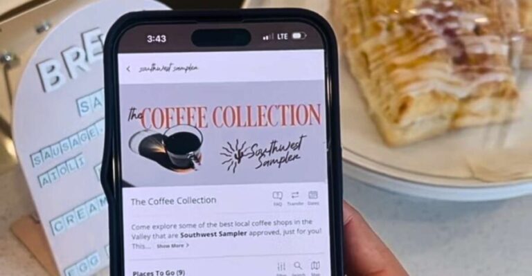 Phoenix: Coffee Tasting Digital Passport - The Itinerary: What to Expect at Each Location
